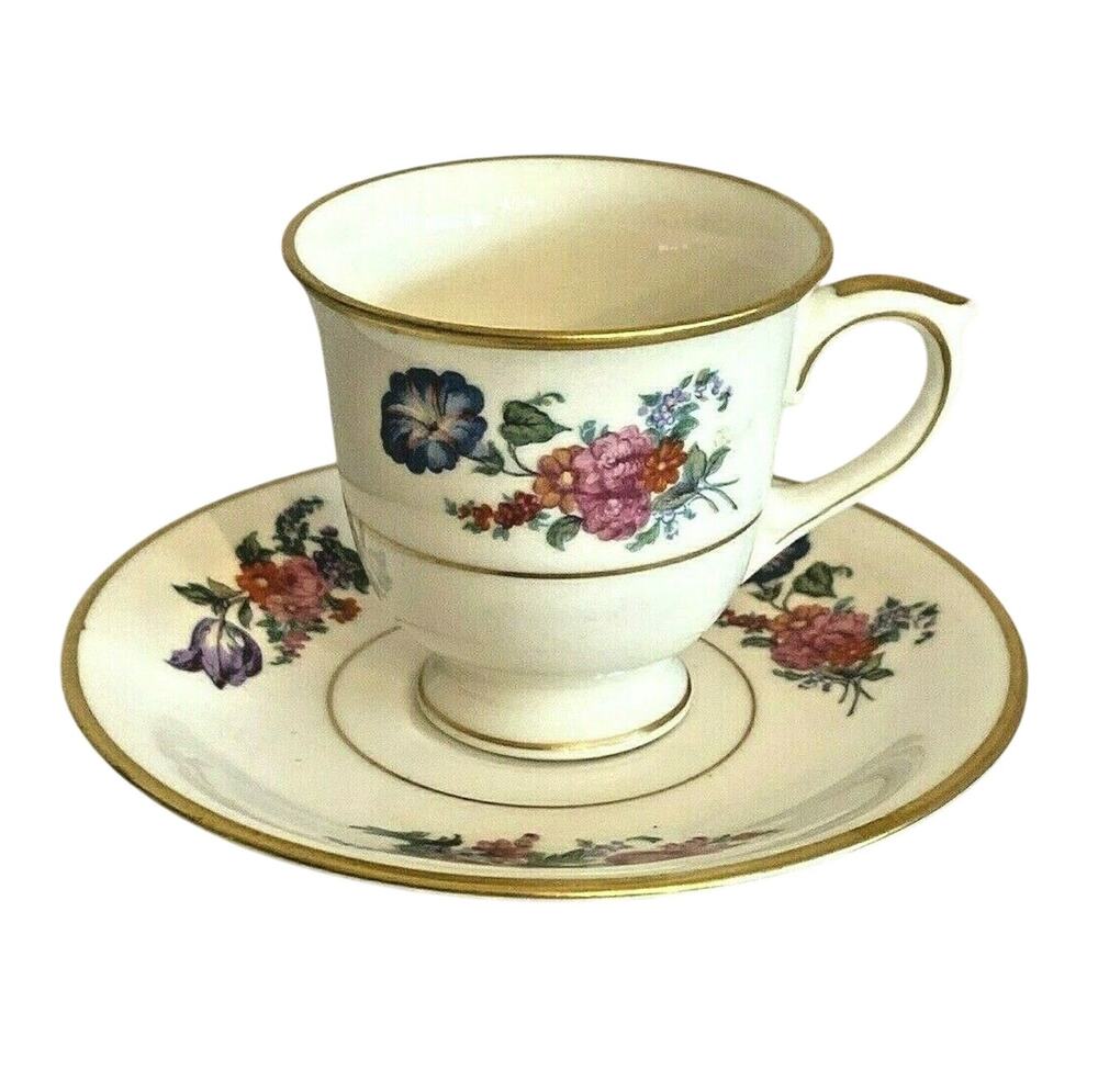 Vintage Lamberton Ivory Tea Cup & Saucer Set Demi